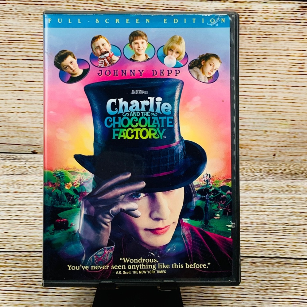 Charlie and the Chocolate Factory [DVD 2005] Full‎ Screen Edition Johnny Depp